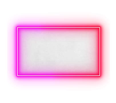 Neon Frame With White Background Neon Red Neon Neon Frame White