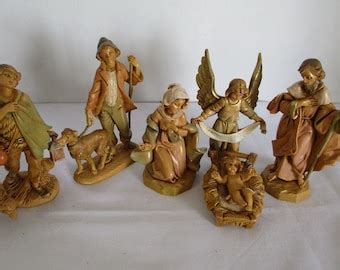 Vintage 24 Piece Fontanini Nativity Set Includes 10 Tall Etsy