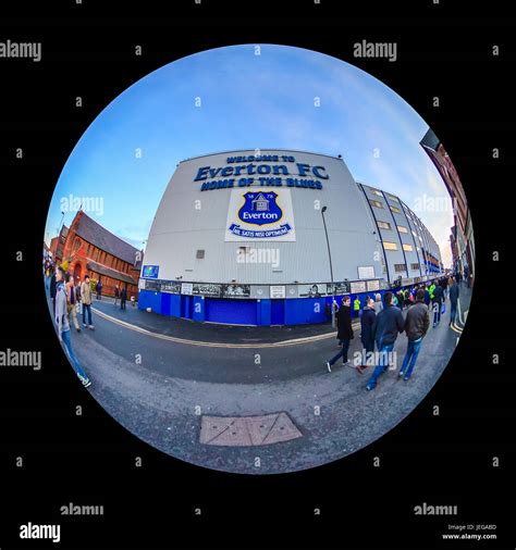 Goodison Park Inicio De Everton Football Club El Estadio Es Uno De Los