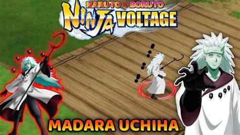 NARUTO X BORUTO NINJA VOLTAGE MADARA UCHIHA Games YouTube