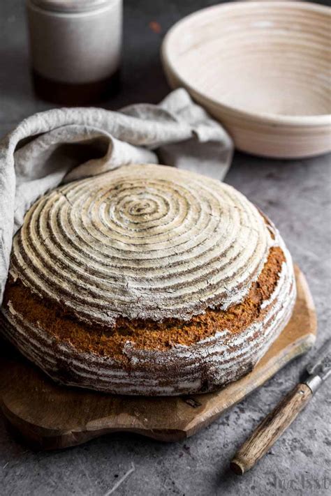 Einfaches Roggenbrot Mit Sauerteig Und Brotgew Rz Ina Isst