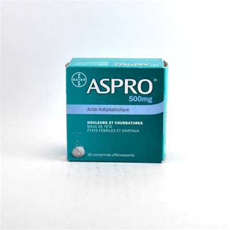 Aspro Mg Aspirine Comprim Effervescent Boite De Bayer