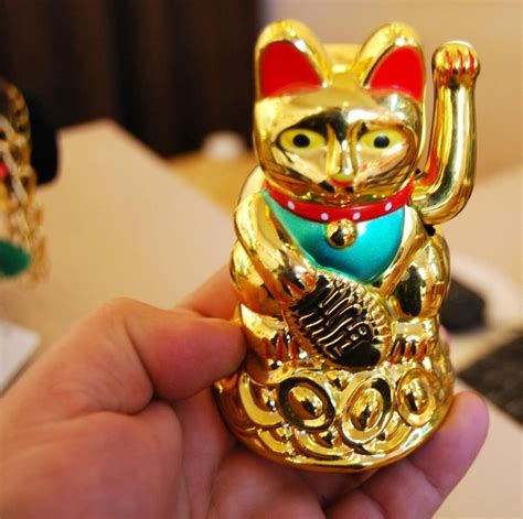 Maneki Neko Gl Ckskatze Chinese Feng Shui Winken Reichtum Fortune Katze