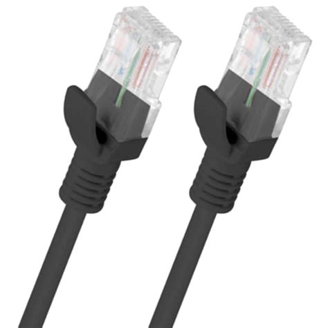 Cabo De Rede Ethernet Utp Lanberg Cat E Preto Cm Cablematic