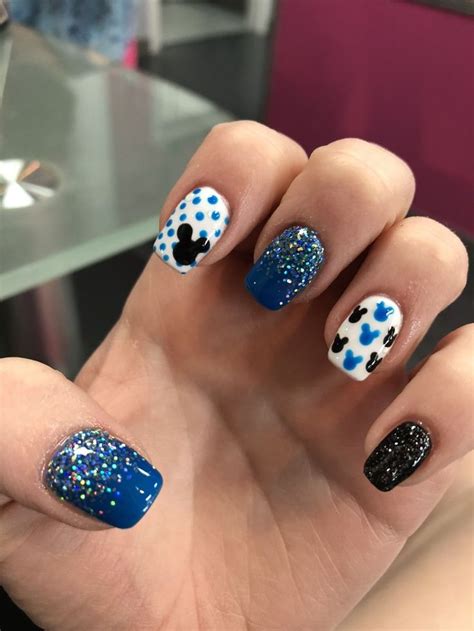 Disney World Nails Disney Inspired Nails Disney Acrylic Nails Nail