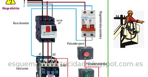 Esquemas El Ctricos Marcha Parada Motor Trifasico