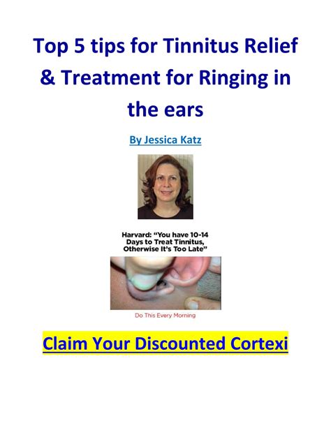 Ppt Top Tips For Tinnitus Relief Treatment For Ringing In The