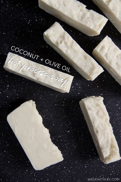 Coconut Olive Oil Hot Process Soap ⋆ Made With Lev