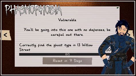 Vulnerable Phasmophobia Weekly Challenge YouTube