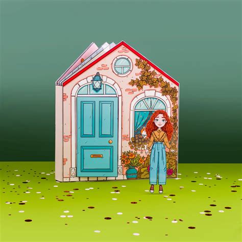 Домик-книжка для бумажных кукол (PDF файл)