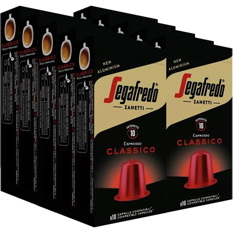 Pack C Psulas Caf Classico Compat Vel Nespresso Segafredo Alum Nio