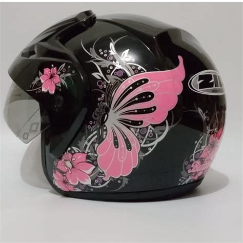 Jual Helm Dewasa SNI Ukuran Medium Kupu Kupu Butterfly Kualitas Cat