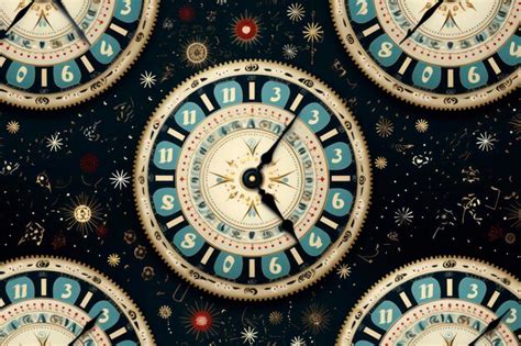 Premium Ai Image Christmas Clock Mockup Copy Space