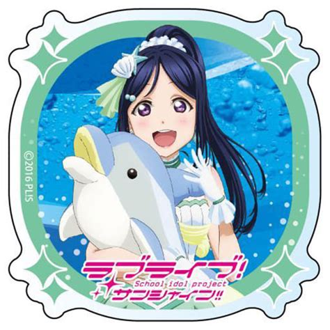 駿河屋 松浦果南 ラブライブ サンシャイン 恋になりたいAQUARIUM ぬいぐるみver アクリルバッジバッジピンズ