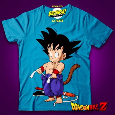 Remera Adultos Goku Dragon Ball Unisex Bazinga Tienda Geek