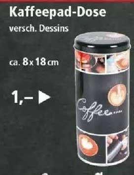 Kaffeepad Dose Angebot Bei Thomas Philipps 1Prospekte De