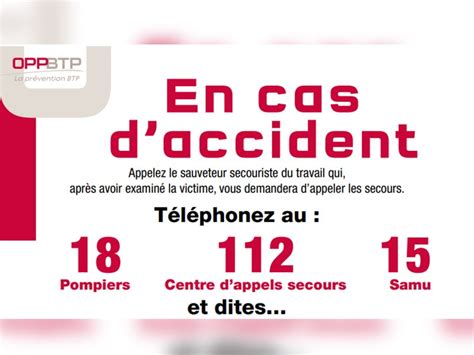 Information Pr Vention En Cas D Accident