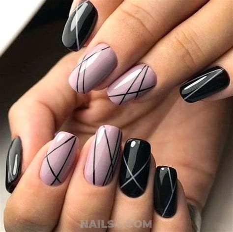 Simple Nail Designs With Lines