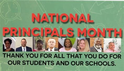 National Principals Month Washington Middle School