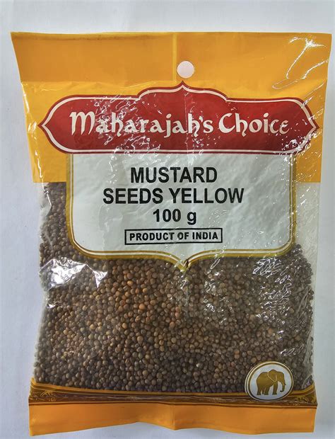 Maharajas Choice Mustard Seeds Yellow 100g Gs International