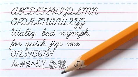 Abc Cursive Font Free Download