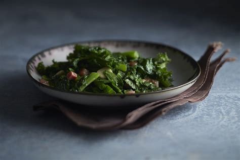 Stir Fried Mustard Greens With Pancetta Volpi Foods