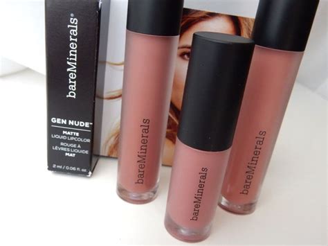 Bareminerals Gen Nude Liquid Lip Color Lipsticks Review And Swatches