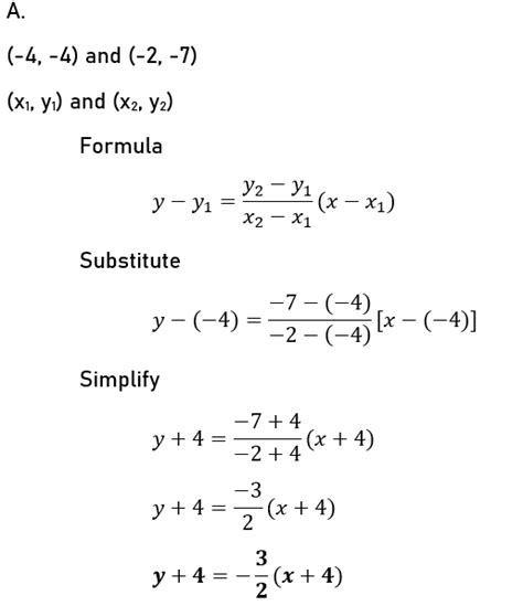 [solved] Question 16 3 Points Use The Given Conditions To Write An Equation Course Hero