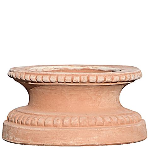 Base With Pod Design Poggi Ugo Terracotta Impruneta