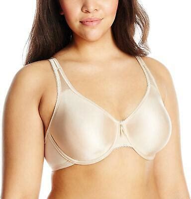 Wacoal NATURALLY NUDE Basic Beauty Full Figure Seamless Bra US 44DDD