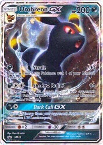 1x Umbreon GX SM36 SM Black Star Promos NM Mint Pokemon SM Black