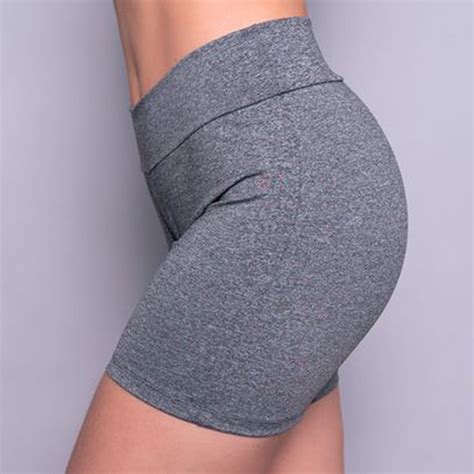 Shortinho Liso Básico Moda Fitness Suplex Cós Médio Short Academia