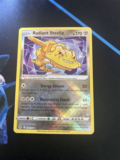 Radiant Steelix Swsh Lost Origin Ultra Rare Pokemon Nm