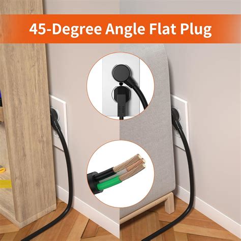 8 Outlet Long Power Strip 2100J Surge Protector Heavy Duty 6FT Cord ...