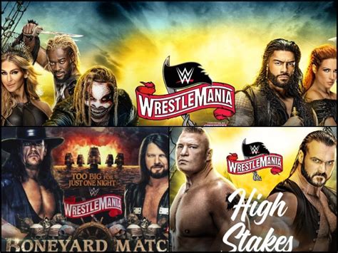 Wwe Wrestlemania 36 Timings In India Date Time When 60 Off