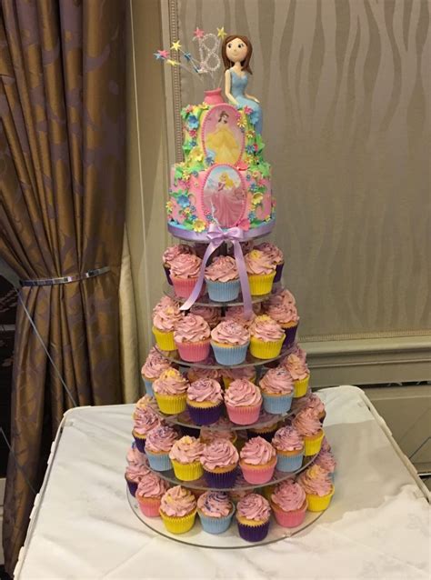 Disney princess cupcake tower 18th birthday cake - Mel's Amazing Cakes