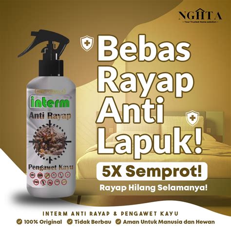 Jual Nghta Interm Anti Rayap Obat Rayap Pengawet Kayu Pembasmi Rayap