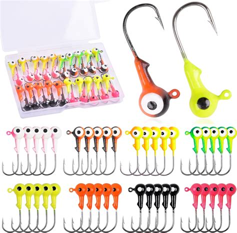 fishing jig head hooks  ball head fishing jigs hook bass lures