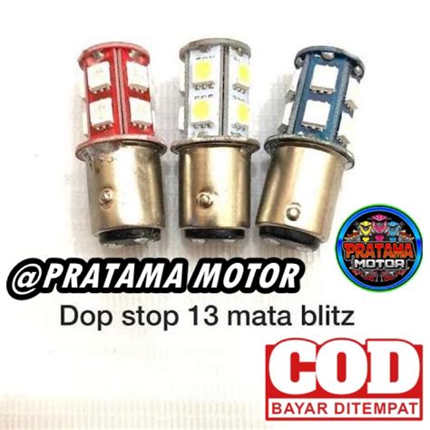 Jual Lampu Stop Belakang Led Mata Kedip Flash Strobo Universal