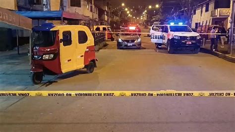 Lima dos mototaxistas fueron asesinados en las últimas horas en la