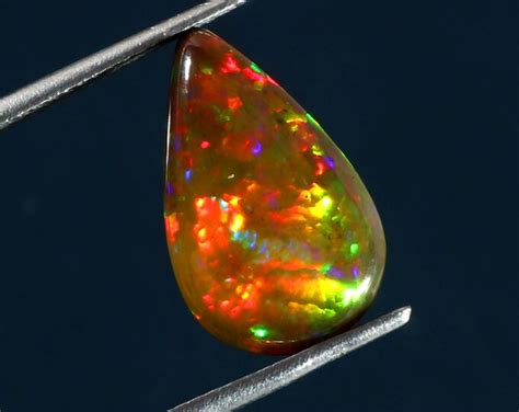 Sparkling The Glorious Honeycomb Pin Fire Opal Stone Only At My Shop