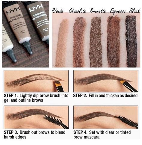 Brow Gels By Nyx Nyx Eyebrow Gel Eyebrows Eyebrow Gel