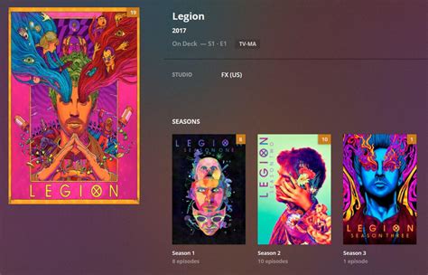 Legion (TV Series) - Posters for Seasons 1-3 [Poster] : r/PlexPosters