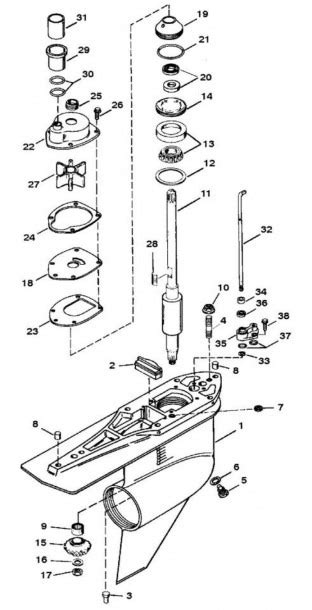 Mercruiser Alpha Lower Unit Diagram