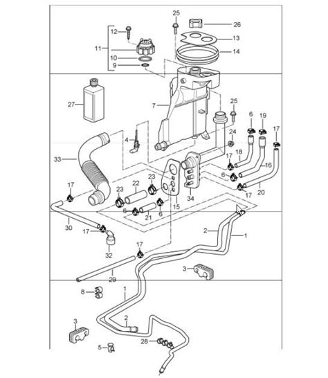 Water Cooling 4 For 987 Boxster Boxster S 2005 06 Porsche Parts Diagrams Design 911