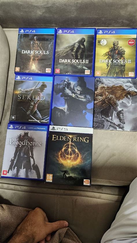 Coleção Jogos Fromsoftware Trilogia Dark Souls Bloodborne Sekiro e