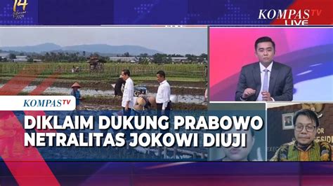 Diklaim Dukung Prabowo Netralitas Jokowi Diuji KSP Jokowi Focus