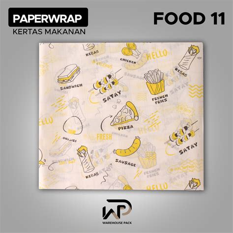 Pcs Kertas Nasi Paper Wrap Kertas Pembungkus Baking Paper