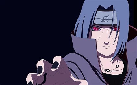 Hd Wallpaper Naruto Uchiha Itachi Mangekyou Sharingan One Person