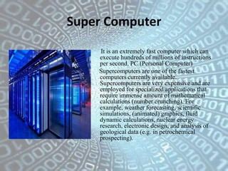 Types of computer | PPT